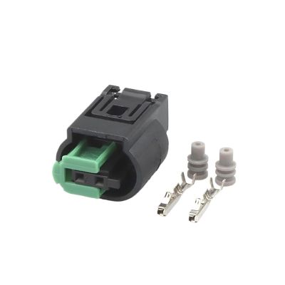 KOOFUR 1/5/10/20 Set AMP 2 Pin Outdoor Temperature Connector Socket Auto Sen/SOR 1-967644-1 1-967570-3(Female,10 Sets)