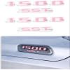1500 SST Hood Emblem Overlay Decal Stickers - 2025 Ram 1500 Bighorn, Laramie and Warlock w/3.0 I6 Hurricane (Color: Pink) view 1