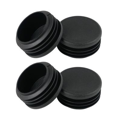 NICECNC 4 Pack Pipe Tubing End Cap 1-3/4" Tube Black
