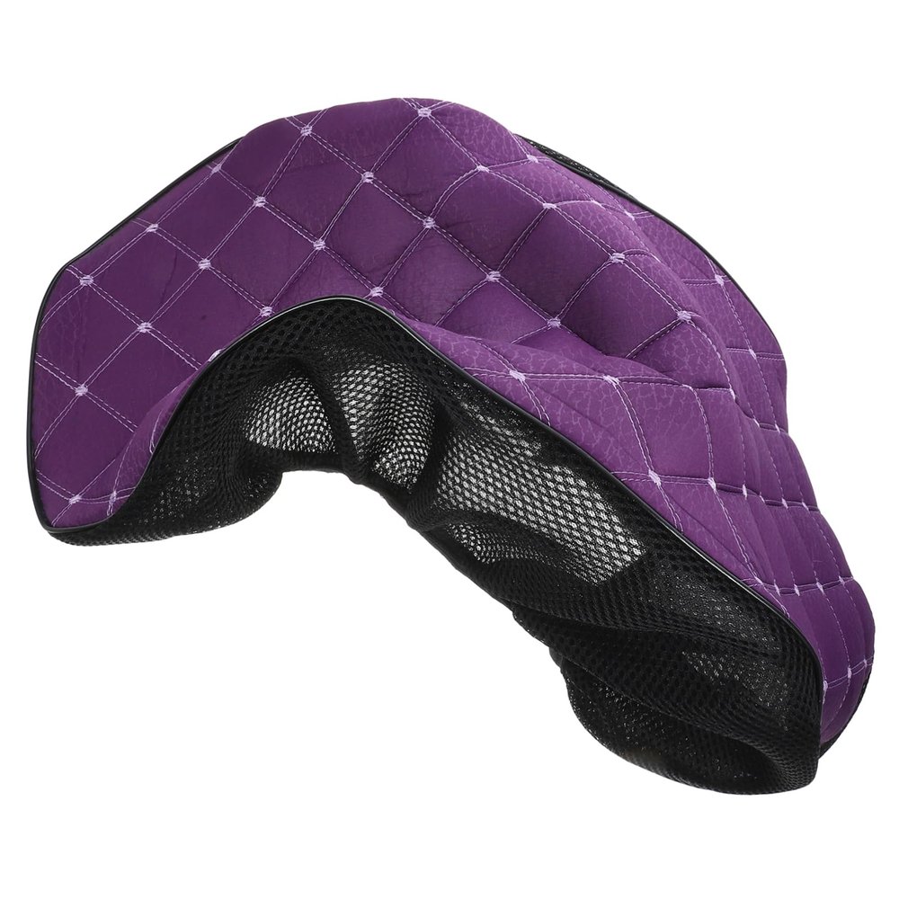 JECOMPRIS Motorcycle Seat Cover Protector Breathable Cushion for Scooter Stylish Design Fit for Seasons Comfortable