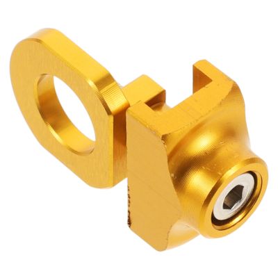 Happyyami Bike Chain Tensioner Adjuster Chain Adjuster for Easy to Install Portable Design Inner Gasket Nut for Enhanced Tightening