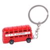 apvok Keychain - 3D Double-Decker Key Chains,British Landmark Die-cast Keyrings,Decor Accessories for Bag Handbag Wallet (Red London Bus) view 1