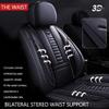 Custom Front Car Seat Cover for Acura RDX 2011, Breathable Leather Seat Cushion with Storage Pocket Airbag Compatible (Black, Front Pair) view 3