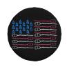 YIWUOUFA Spare Tire Cover American Campfire with Smores Weatherproof Dustproof Wheel Covers Universal Fits for Trailer RV SUV Camp Travel 14"" 15"" 16"" 17"" Inch TCA54 view 2