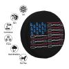 YIWUOUFA Spare Tire Cover American Campfire with Smores Weatherproof Dustproof Wheel Covers Universal Fits for Trailer RV SUV Camp Travel 14"" 15"" 16"" 17"" Inch TCA54 view 4