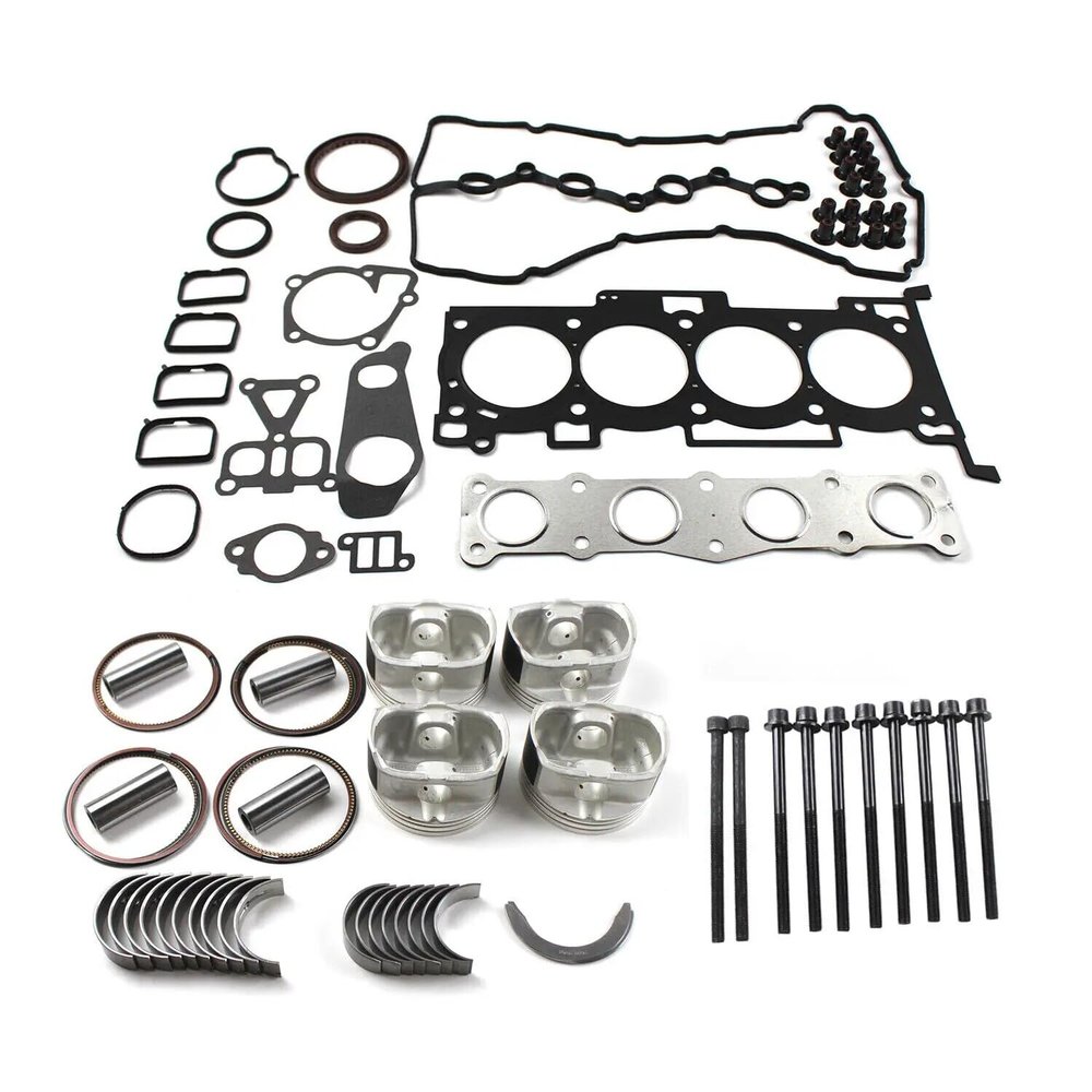 G4KE 2.4L Engine Overhaul Rebuild Kit Main & Rod Bearing Head Bolts Piston Gasket Bearings Set For 20910-2GL00
