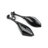 TYJPBUSA Motorcycle Rear View Mirrors for CBR600RR 2003-2017 CBR1000RR for GSXR 600 750 2004-2007 for CBR 250R 300R 500R Universal Motorcycle Rearview Side Mirror Rearview Mirrors view 2