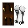 TYJPBUSA Motorcycle Rear View Mirrors for CBR600RR 2003-2017 CBR1000RR for GSXR 600 750 2004-2007 for CBR 250R 300R 500R Universal Motorcycle Rearview Side Mirror Rearview Mirrors view 3