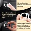 RGOAANC 2PCS Crystal Double Rhinestone Car Engine Start Stop Decoration Ring, Push to Start Button Sticker, Key Ignition Starter & Knob Crystal Rhinestone Cover, Sparkling Car Accessories for Women view 4
