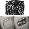 Real Forged Carbon Fiber Rear Row Ashtray Box Decoration Decal Panel Premium Sticker Interior Trim Accessories Compatible With Toyota Corolla 2009 2010 2011 2012 2013 view 1