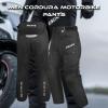 Escape Motorcycle Men Trouser Waterproof Riding Pant/CE Armor with Removable Lining Black All Season Wear (US, Waist Inseam, 34, 32, Regular, Regular) view 3
