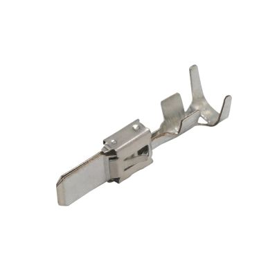 DLAHPJPT automotive electrical connectors 20 Pcs Automotive Crimp Wire Terminal Spade Male Electrical Connector Metal 6.3 MM Splice Pins 2-963736-1 1-968050-1 for DJ6116-6.3C G213(20 Pcs)