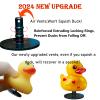 AKLOZYX 40 Pcs Duck Holder - 2024 Upgraded Air Vents - Dual Buckle Anti-Slip Rubber Duck Plug for Car Dash and Fixed Display,Duck Mounts Gift for Jeep Lover Excluding Rubber Duck (40), Black view 3