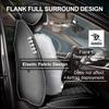 JIAMAOXIN Front Seat Covers for Subaru Forester 2014-2025 2026, First Row 2 Pcs Leather Car Seat Covers Cushion (2 Front Set, Black & Red) view 3
