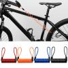 Osdhezcn Anti-Theft Safety Steel Wire Rope Spring Cable Padlock Cable Motorcycle Scooter Lock Cable Bike Spring Rope Wire, Red 1.5m view 2