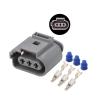 ARETV 1/5/10/10/20/50/100/Set 3-pin Crankshaft Sensor 3.5mm Female Connector, Compatible With 1J0973723G(1 SET_3P) view 2