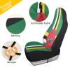 Ruhho Dominica Flag Front Car Seat Covers Set of 1, Bucket Seats Protector Decor Fit Most Vehicle, Cars, Sedan, Truck, SUV, Van view 4