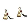 Tofficu 2pcs Fashion Gourd Brass Key Pendant Large Key Pendants Work Gourd Car Rope Solid Brushed view 1
