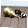 Tofficu 2pcs Fashion Gourd Brass Key Pendant Large Key Pendants Work Gourd Car Rope Solid Brushed view 3