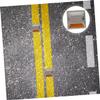 CHILDWEET 3pcs Aluminum Road Stud Lights Reflective Trail Markers Driveway Emergency Reflectors for Safety view 2