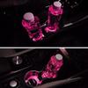LED Coaster, Solar LED Cup Holder Lights LED Car Coasters Solar LED Car Cup Holder Mat Waterproof Bottle Drinks Coaster (Pink, 1 Pack) view 4