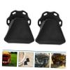 COOLHIYA 1pair Football Helmet Visor Fastener Clips Secure Visor Supplies for Football Gear High-Strength Clips for Fastening Must-Have Accessory for Intense Compatible view 2