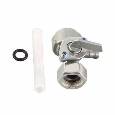 Motorcycle Fuel On Off Valve Switch Petcock Oil Tank Hose Tap CG 125 Engine Ideal Replacement for Sturdy Metal Plastic Filter Screen 90 Degree Rotation