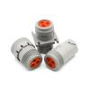 1 Set HD16-3-96S 3pin Female Connector Housing HD16 Automotive Waterproof Connector Harness Cable Plug Cable Mount HD14-3-96P KLOOKY(0460-202-16141 Set) view 2