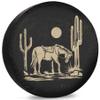RV Spare Tire Cover Western Texas Horse Weatherproof Dust-Proof Universal for Trailer SUV Van Camp Travel Trailer 12" 13" 14" 15" 16" 17 Inch view 1