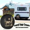 RV Spare Tire Cover Western Texas Horse Weatherproof Dust-Proof Universal for Trailer SUV Van Camp Travel Trailer 12" 13" 14" 15" 16" 17 Inch view 2