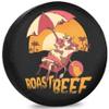Trailer Spare Tire Cover Roast Beef RV Tire Covers for Towable Tires Weatherproof Dust-Proof Universal for SUV, Camp, and Travel Vehicles 12" 13" 14" 15" 16" 17 Inch 17 Inch view 1