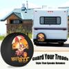 Trailer Spare Tire Cover Roast Beef RV Tire Covers for Towable Tires Weatherproof Dust-Proof Universal for SUV, Camp, and Travel Vehicles 12" 13" 14" 15" 16" 17 Inch 17 Inch view 2