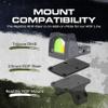 Reptilia ROF Riser for Trijicon RMR & SRO, Adds Clearance for Optics, 2.5mm or 10mm Height, Black Anodized Finish view 2