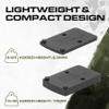Reptilia ROF Riser for Trijicon RMR & SRO, Adds Clearance for Optics, 2.5mm or 10mm Height, Black Anodized Finish view 4