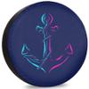 Trailer Spare Tire Cover Anchor Pop Art Protectors for Trailer RV Van SUV Truck Camper and Many Vehicles 12" 13" 14" 15" 16" 17 Inch Spare tire Cover view 1