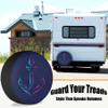 Trailer Spare Tire Cover Anchor Pop Art Protectors for Trailer RV Van SUV Truck Camper and Many Vehicles 12" 13" 14" 15" 16" 17 Inch Spare tire Cover view 2