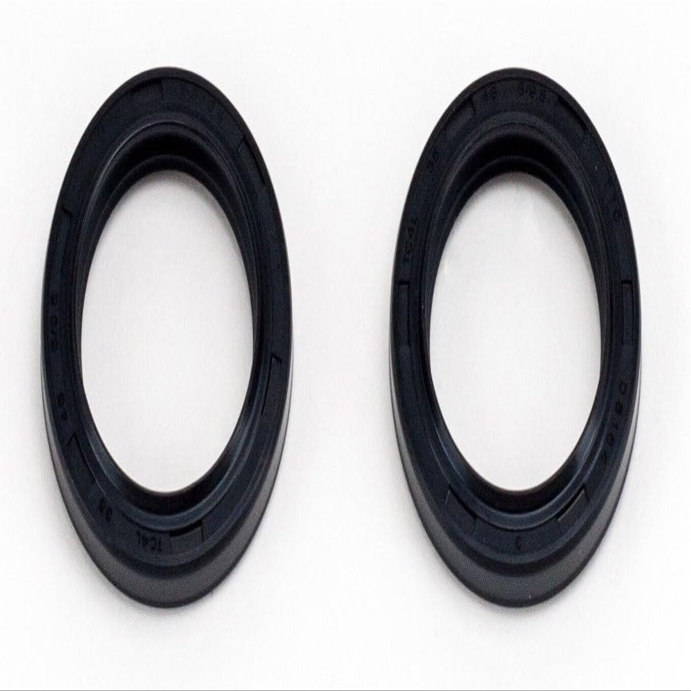 MotorCart Basics Motorcycle & Scooter Replacement Parts & Accessories For Yamaha XT250, 2008-2018, Fork Seal Set - XT 250 Index-TRF965-47914, black