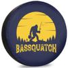 RV Spare Tire Cover Bass Squatch Waterproof DustProof Universal for Trailer SUV Van Camp Travel Trailer 12" 13" 14" 15" 16" 17 Inch Wheel view 1