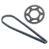 RCHUBAM RC Motorcycle 36T High Speed Hub Chain Sprocket & 70 Roller Manganese Steel Chain Set for Losi 1/4 Promoto-MX Motorcycle Dirt Bike Upgrade Parts view 1