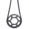 RCHUBAM RC Motorcycle 36T High Speed Hub Chain Sprocket & 70 Roller Manganese Steel Chain Set for Losi 1/4 Promoto-MX Motorcycle Dirt Bike Upgrade Parts view 4