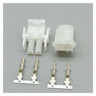 ROBAUN 5-20 Sets 2 Pin Electrical Connector 63080 Female and Male Plug for Elevator Auto(Female Male Set,5Sets)