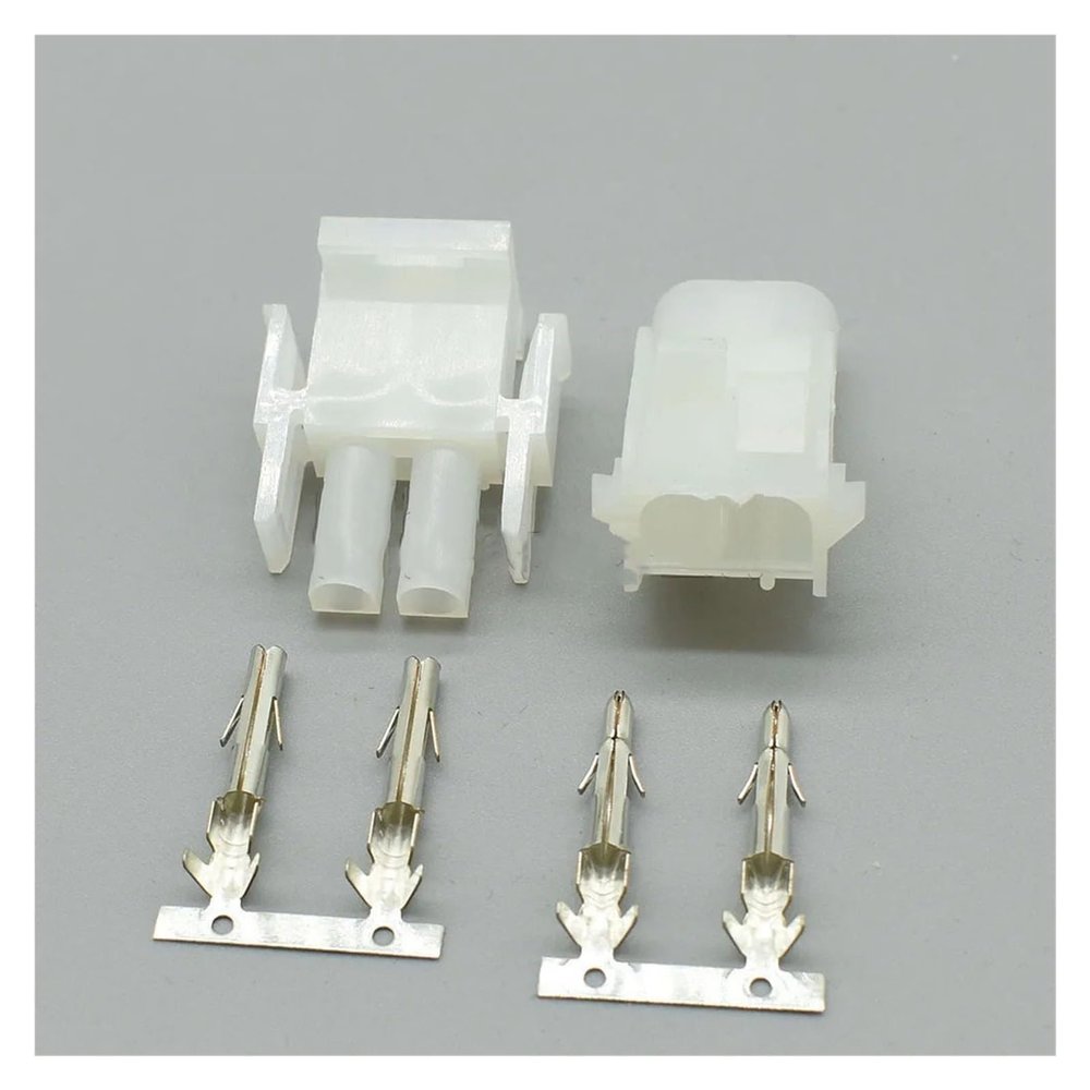 ROBAUN 5-20 Sets 2 Pin Electrical Connector 63080 Female and Male Plug for Elevator Auto(Female Male Set,5Sets)