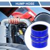 X AUTOHAUX 1 Set 63mm/2.48" 76mm/2.99" Length Blue Car Silicone Hose with Clamps Hump Hose Coolant Hose Universal view 2