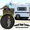 Boat Trailer Tire Covers Finger Love Sign RV Camping Accessories for Spare Tire Weatherproof Universal for Trailer Van SUV Travel Trailer 12" 13" 14" 15" 16" 17 Inch view 2