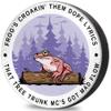 RV Spare Tire Cover Frog Perched Weatherproof Dust-Proof Universal for Trailer SUV Van Camp Travel Trailer 12" 13" 14" 15" 16" 17 Inch view 1