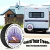RV Spare Tire Cover Frog Perched Weatherproof Dust-Proof Universal for Trailer SUV Van Camp Travel Trailer 12" 13" 14" 15" 16" 17 Inch view 2