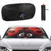 Car Windshield Sun Shade Umbrella Auto Front Window Sunshade Cartoon Ladybug Car Sun Shade Cover Car Sun Visor Protector Keeps Your Vehicle Cool Universal Car Accessories view 1