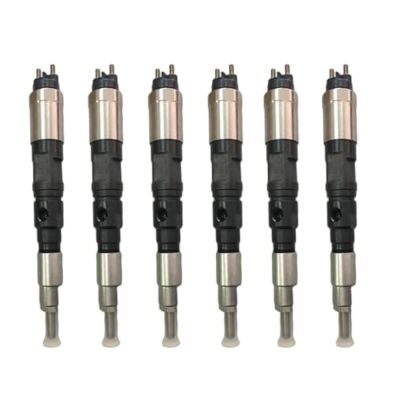 DUCRES RE532216 6PCS Fuel Injector Compatible With John Deere 4045T 6068T S350 Tier3 Engine
