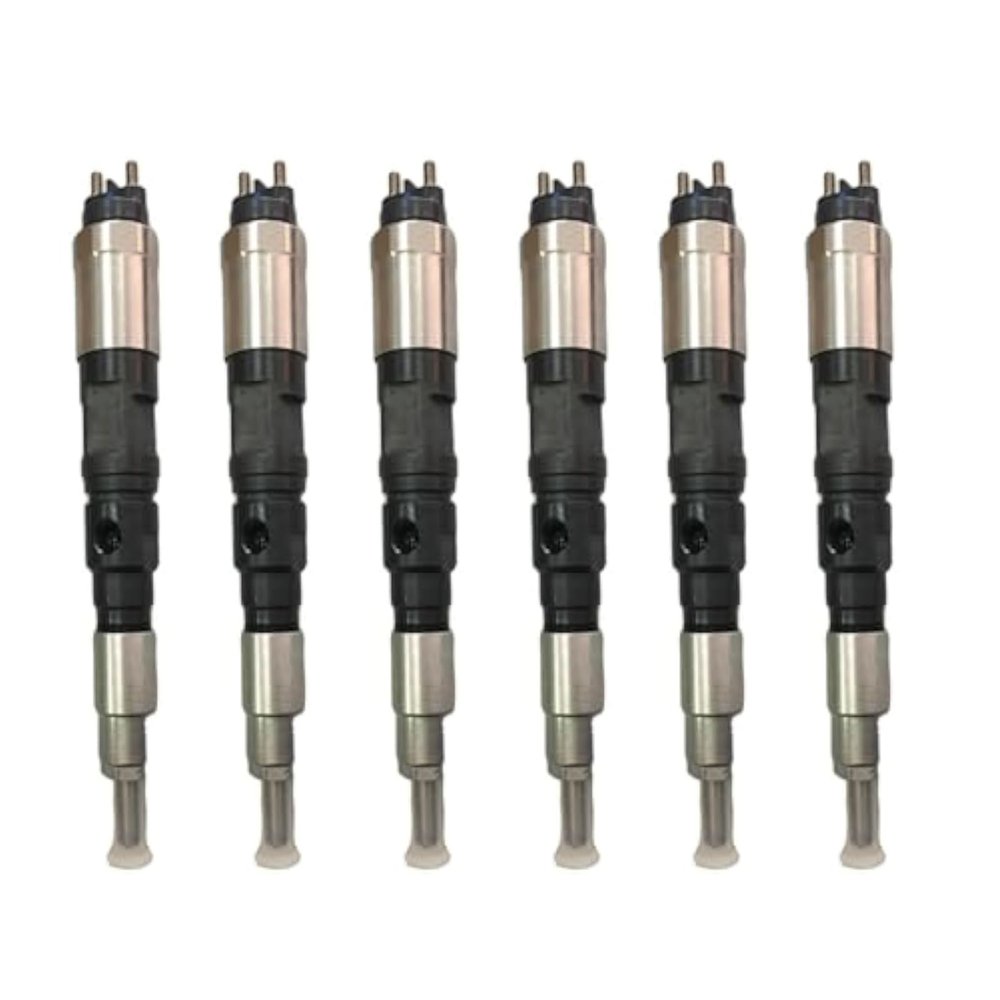 DUCRES RE532216 6PCS Fuel Injector Compatible With John Deere 4045T 6068T S350 Tier3 Engine