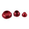 Lirun 3pc CNC Aluminum ?Oil Filler Cap Screw Cover Plug Red For ?For Kawasaki KLX450R?KX450/250 Motorbike view 3
